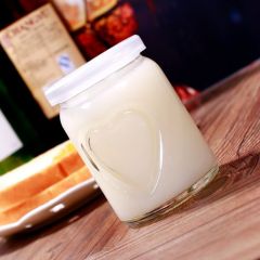 100ml 150ml 250ml Pudding Jelly Yoga Glass Jar with Lid