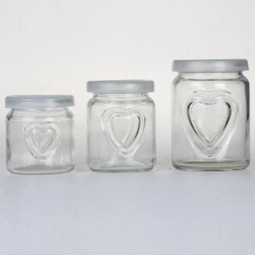 100ml 150ml 250ml Pudding Jelly Yoga Glass Jar with Lid