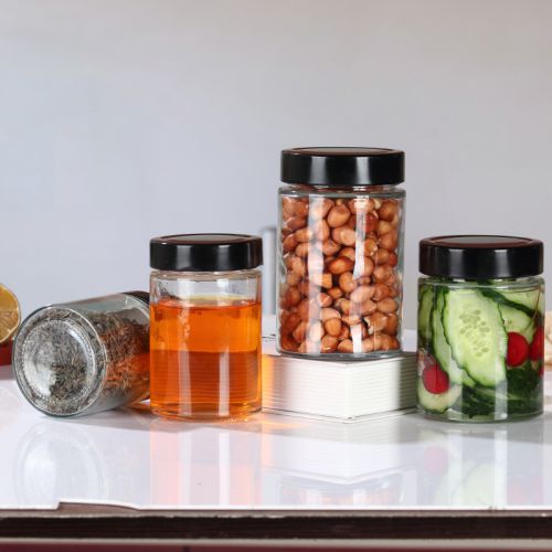100ML 150ML 180ML200ML 220ML 280ML 350ML 380ML 500ML 750ML 1000ML Food Glass Jar for Honey Jam Pickle Nuts