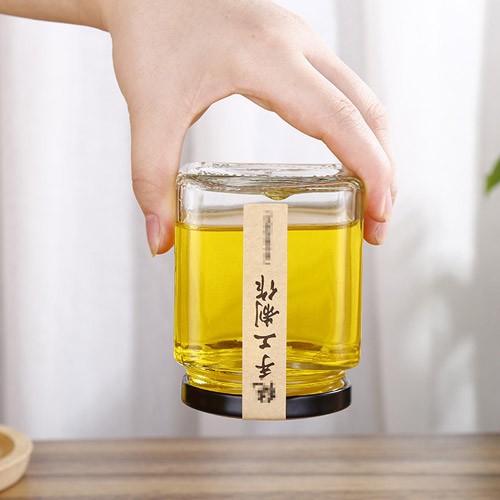 50ml 80ml 100ml 200ml 280ml 380ml 500ml 750ml Square Honey Glass Jar