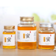 200ml 380ml 500ml 730ml Square Honey Jam Jar