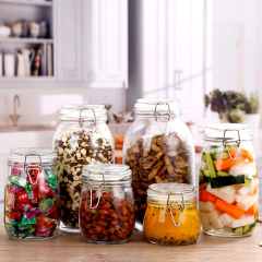 100ml 500ml 750ml 1000ml 1500ml 2000ml 3000ml Round Square Sealed Jar