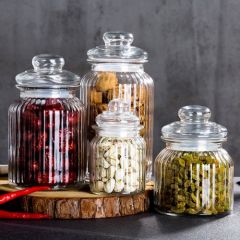 230ml 650ml 950ml 1350ml Food Glass Jar for Nut