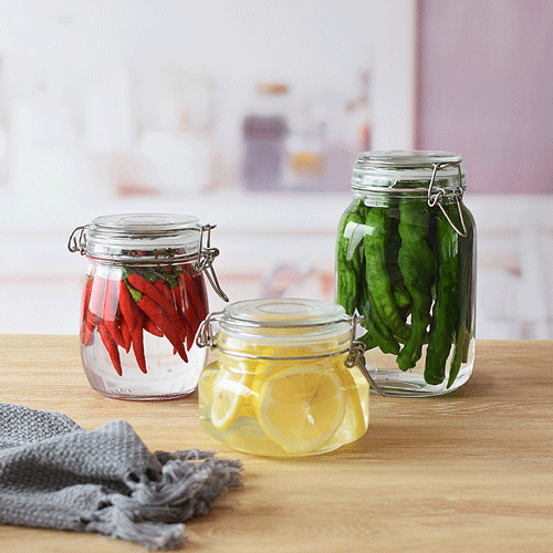 100ml 500ml 750ml 1000ml 1500ml 2000ml 3000ml Round Square Sealed Jar