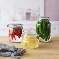 100ml 500ml 750ml 1000ml 1500ml 2000ml 3000ml Round Square Sealed Jar