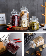 230ml 650ml 950ml 1350ml Food Glass Jar for Nut