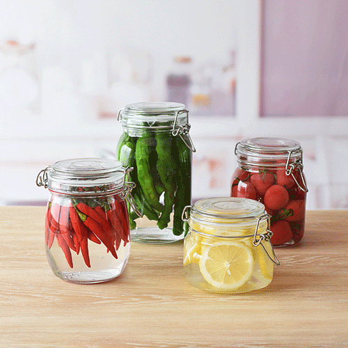100ml 500ml 750ml 1000ml 1500ml 2000ml 3000ml Round Square Sealed Jar