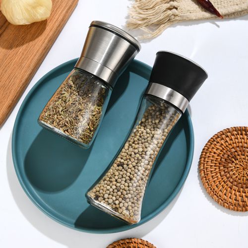 180ml 200ml Glass Pepper Grinder Bottle