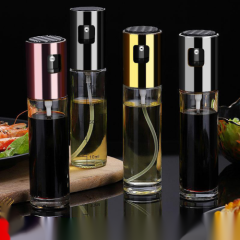 100ml Glass Oil Bottle with Spray