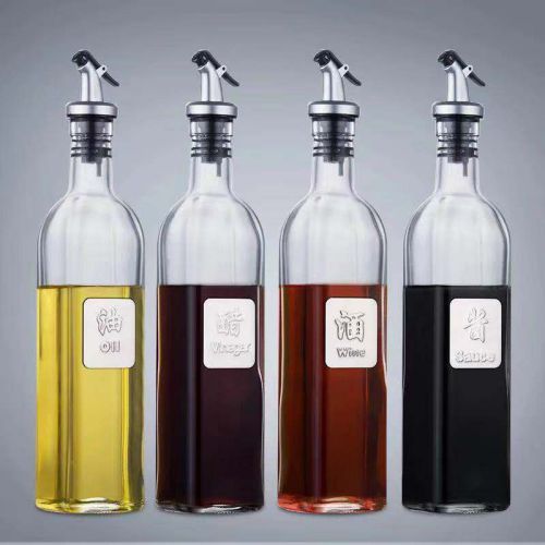 500ml Glass Bottle for Oil Vinegar Wine Sauce