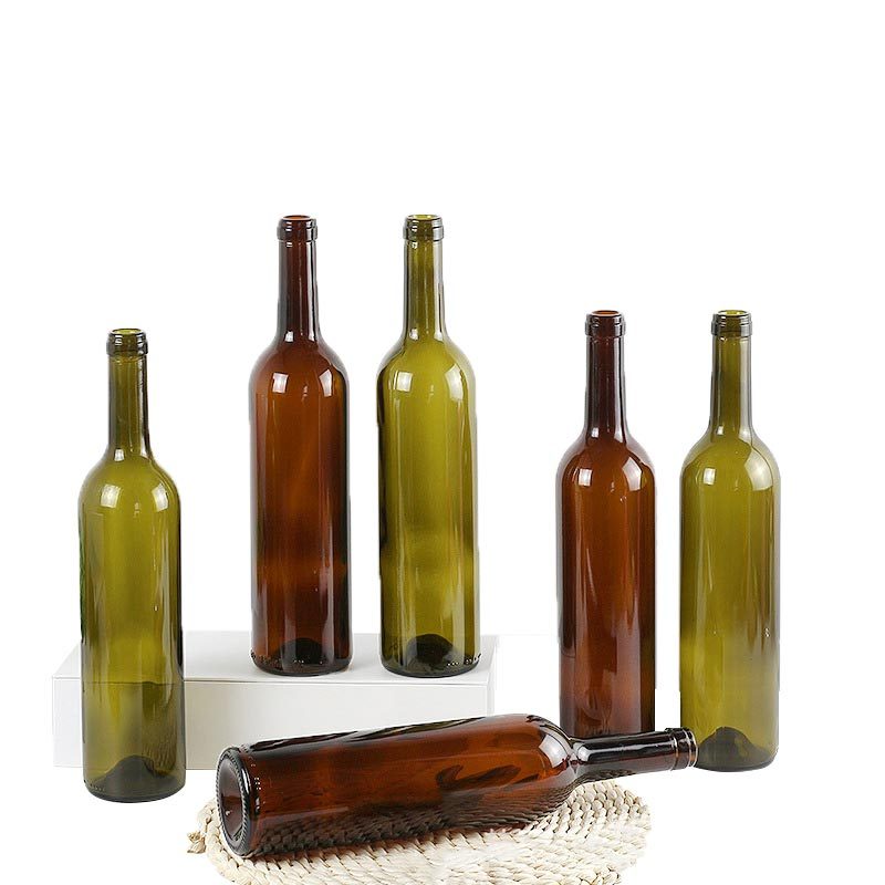 187ml 375ml 500ml 750ml Wine Glass Bottle for Bordeaux