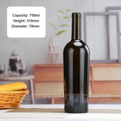 750ml Wide Shoulder Wine Bottle