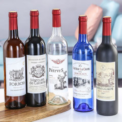 750ml Glass Wine Bottle for Bordeaux