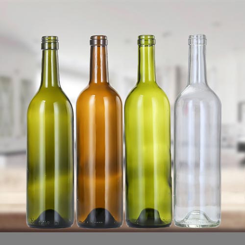 187ml 375ml 500ml 750ml Wine Glass Bottle for Bordeaux