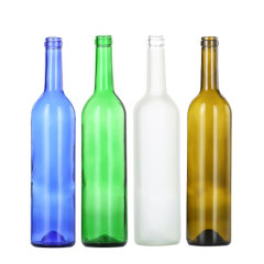 750ml Glass Wine Bottle for Bordeaux