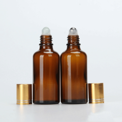 5ml 10ml 15ml 20ml 30ml 50ml 100ml Amber Roll On Glass Bottle