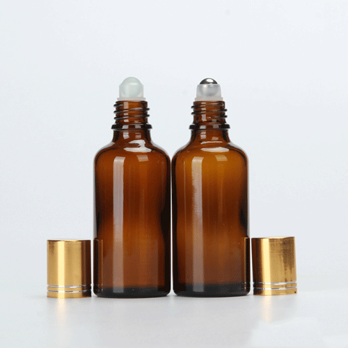 5ml 10ml 15ml 20ml 30ml 50ml 100ml Amber Roll On Glass Bottle