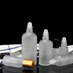 5ml 10ml 15ml 20ml 30ml 50ml 100ml Frosted Roller Glass Bottle