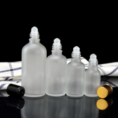 5ml 10ml 15ml 20ml 30ml 50ml 100ml Frosted Roller Glass Bottle