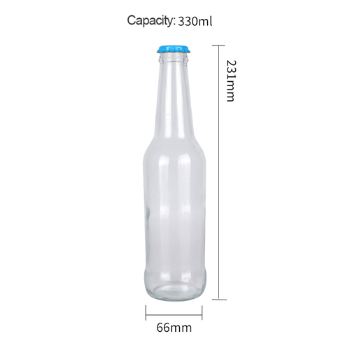 330ml Clear Amber Carbonated drink bottle for Coke, Sprite, Sparkling Water