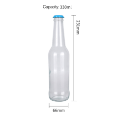 250ml 275ml 330ml 500ml Clear Amber Glass Bottle for Beer