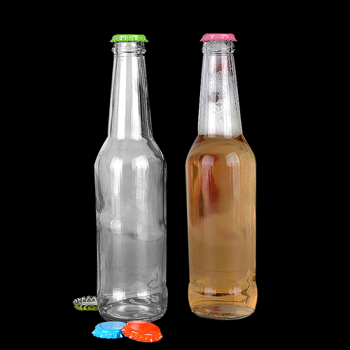 330ml Clear Amber Carbonated drink bottle for Coke, Sprite, Sparkling Water