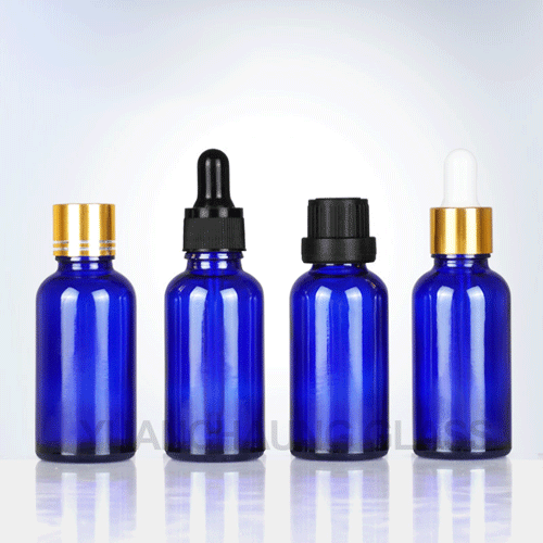 5ml 10ml 15ml 20ml 30ml 50ml 100ml Boston Bottle Blue Essential Oil Bottle