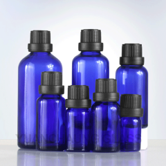 5ml 10ml 15ml 20ml 30ml 50ml 100ml Boston Bottle Blue Essential Oil Bottle