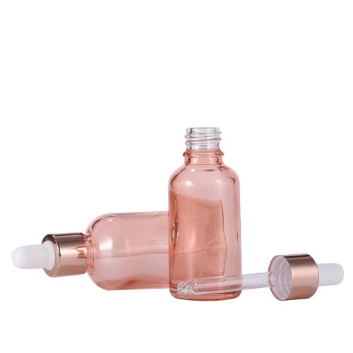 5ml 10ml 15ml 20ml 30ml 50ml 100ml Pink Boston Round Essential Oil Glass Bottle