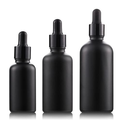5ml 10ml 15ml 20ml 30ml 50ml 100ml Black Essential Oil Bottle