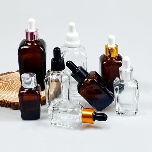 10ml 20ml 30ml 50ml 100ml Amber Transparent Essential Oil Glass Bottle