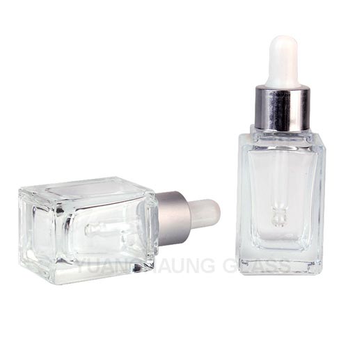 20ml 25ml Square Glass Bottle