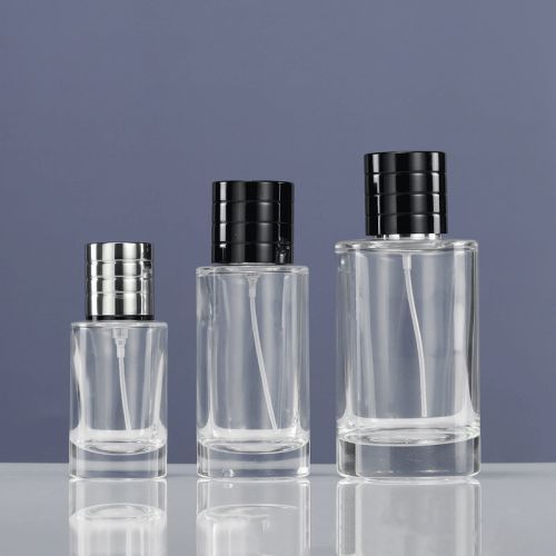 25ml 50ml 100ml Round Spray Perfume Glass Bottle With Lid