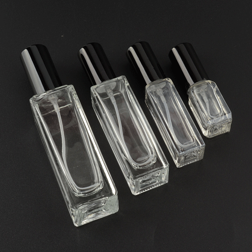 3ml 5ml 10ml 20ml 30ml Square Small Spray Glass Bottle