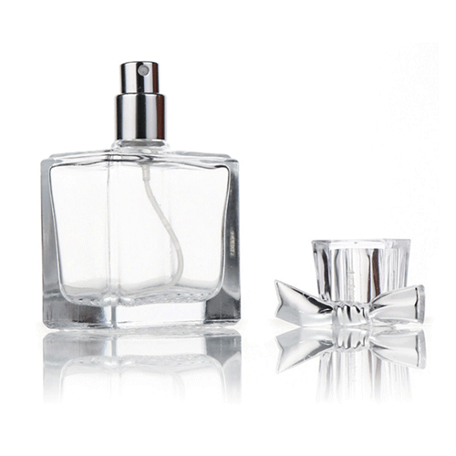 25ml 35ml 50ml Square Glass Perfume Spray Bottle