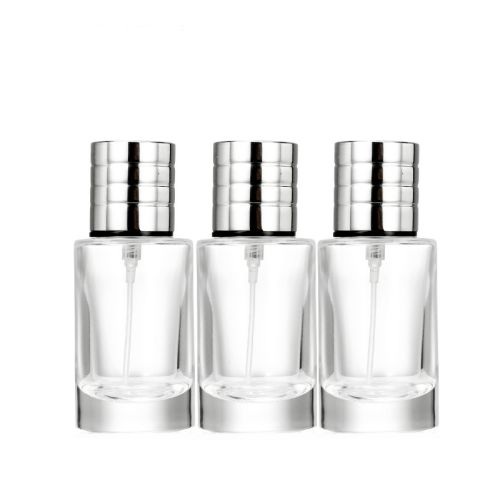 25ml 50ml 100ml Round Spray Perfume Glass Bottle With Lid