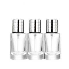 25ml 50ml 100ml Round Spray Perfume Glass Bottle With Lid