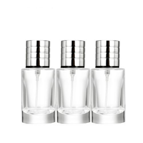 25ml 50ml 100ml Round Spray Perfume Glass Bottle With Lid