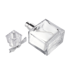 25ml 35ml 50ml Square Glass Perfume Spray Bottle