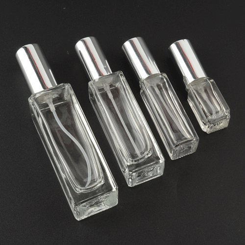 3ml 5ml 10ml 20ml 30ml Square Small Spray Glass Bottle
