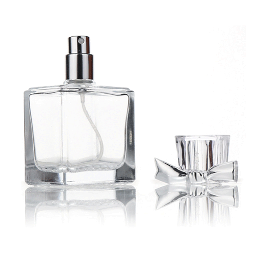 25ml 35ml 50ml Square Glass Perfume Spray Bottle