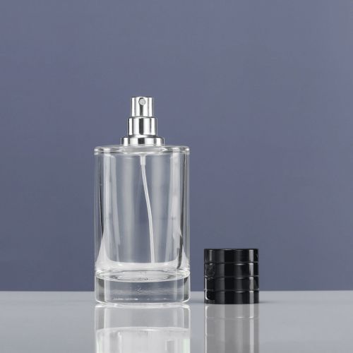 25ml 50ml 100ml Round Spray Perfume Glass Bottle With Lid