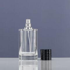 25ml 50ml 100ml Round Spray Perfume Glass Bottle With Lid