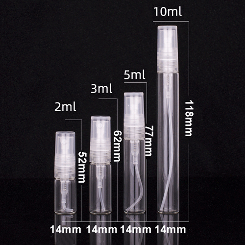 2ml 3ml 5ml 10ml Small Portable Spray Perfume Bottle Glass