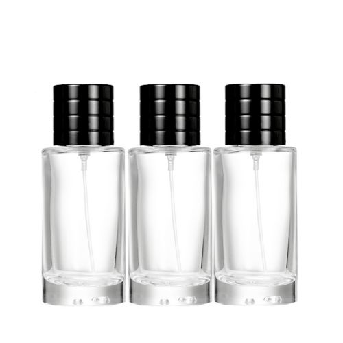 25ml 50ml 100ml Round Spray Perfume Glass Bottle With Lid