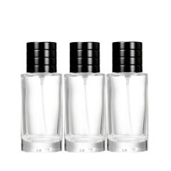 25ml 50ml 100ml Round Spray Perfume Glass Bottle With Lid