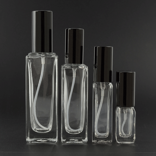3ml 5ml 10ml 20ml 30ml Square Small Spray Glass Bottle