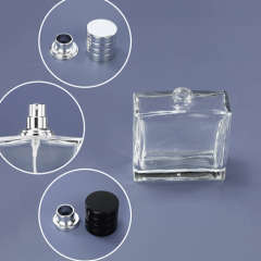 50ml 100ml Rectangle Spray Glass Perfume Bottle
