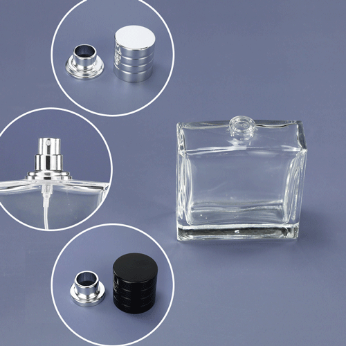 50ml 100ml Rectangle Spray Glass Perfume Bottle