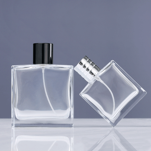 50ml 100ml Rectangle Spray Glass Perfume Bottle